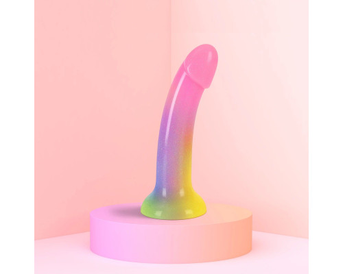 Фаллоимитатор из жидкого силикона Dildolls Stargazer - 17,6 см.