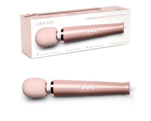 Проводной жезловый вибромассажер Le Wand Powerful Plug-In Vibrating Massger - 34 см.