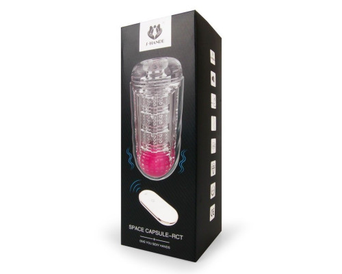 Прозрачный вибромастурбатор Space Capsule-RСT