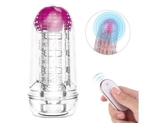 Прозрачный вибромастурбатор Space Capsule-RСT