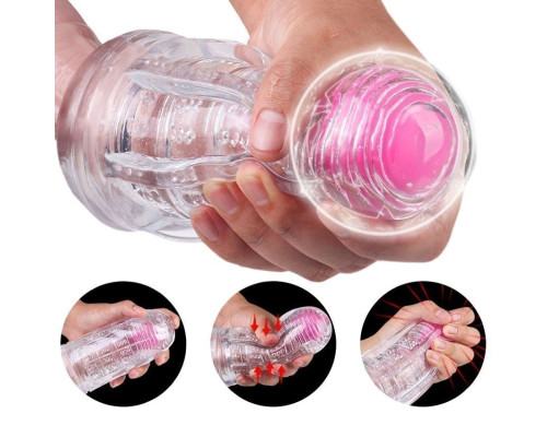 Прозрачный вибромастурбатор Space Capsule-RСT