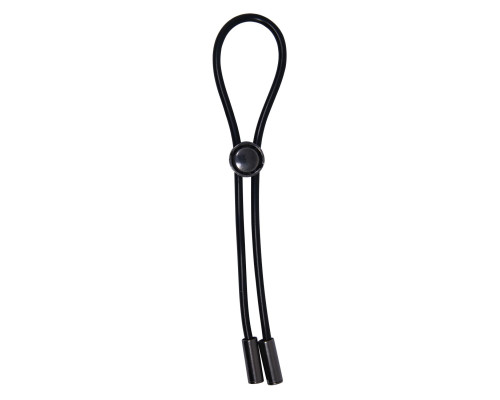 Черное эрекционное лассо