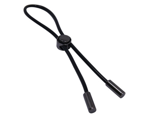 Черное эрекционное лассо