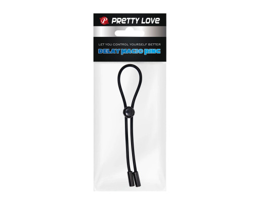 Черное эрекционное лассо