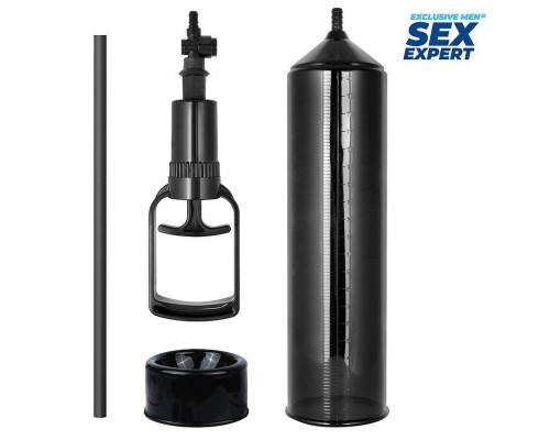 Черная вакуумная помпа с уплотнительной насадкой