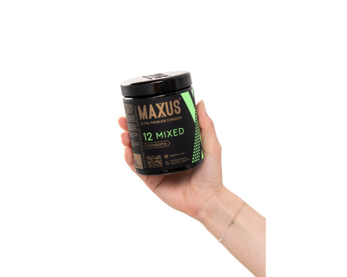 Презервативы MAXUS Mixed - 12 шт.