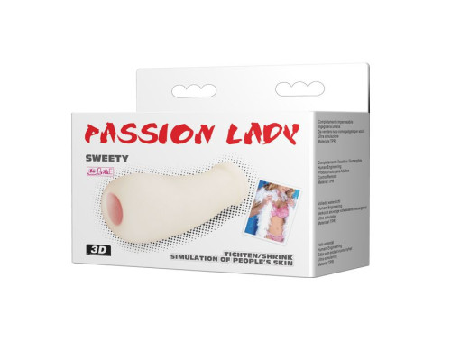 Телесный мастурбатор с узким входом Sweety