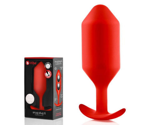 Красная пробка для ношения Snug Plug 6 - 18,5 см.