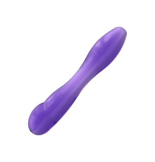 Фиолетовый двусторонний стимулятор «Хитрец» - 17,5 см.
