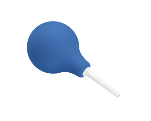 Синий анальный душ с тонким кончиком