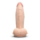 Телесный анальный фаллоимитатор Slipskin 7’’ Girthy - 17,8 см.