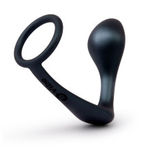 Черное эрекционное кольцо со стимулятором простаты Ringer Cock Ring   Plug