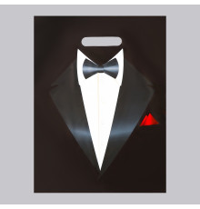 Пакет «Смокинг» полиэтиленовый с вырубной ручкой (30х40 см)