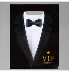 Пакет «Смокинг VIP» полиэтиленовый с вырубной ручкой (30х40 см)