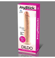 Телесный фаллоимитатор JoyStick на присоске - 19,2 см.