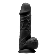 Черный фаллоимитатор Model 2 - 21,7 см.