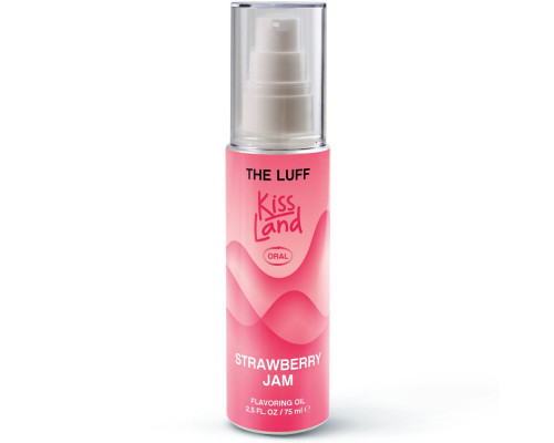 Съедобное массажное масло Kiss Land Strawberry Jam - 75 мл.