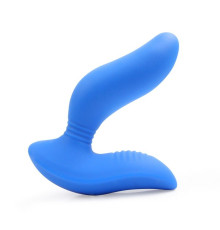 Синий вибромассажер простаты 3,5’’ Curve P-spot Massager - 12 см.