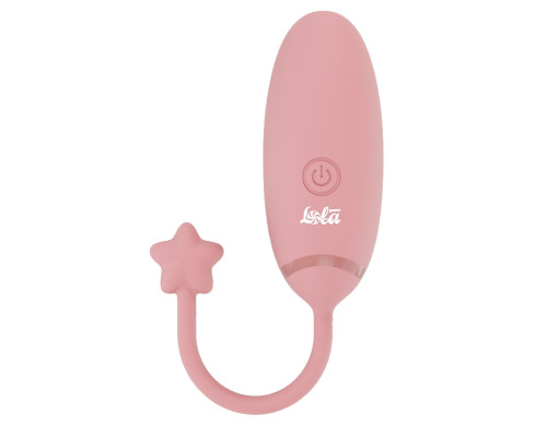 Нежно-розовое виброяйцо с управлением через приложение Diana