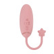 Нежно-розовое виброяйцо с управлением через приложение Diana