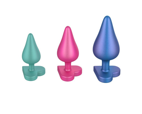 Набор из 3 анальных пробок Romp Luster