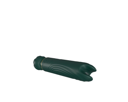 Зеленый двусторонний вибратор-wand Secwell - 22 см.