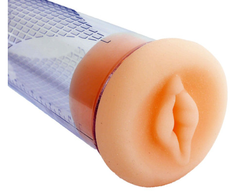 Телесный уплотнитель для вакуумной помпы в виде вагины