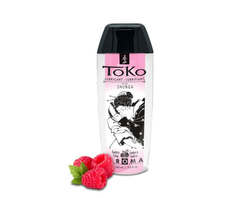 Интимная смазка TOKO Aroma Raspberry Feeling с ароматом малины - 165 мл.