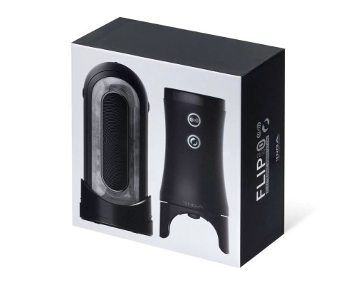 Набор Tenga Flip Zero Electronic Vibrotation: мастурбатор с вибрацией и устройство вращения