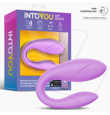 Сиреневый интерактивный вибромассажёр для пар Couple Toy Lavender