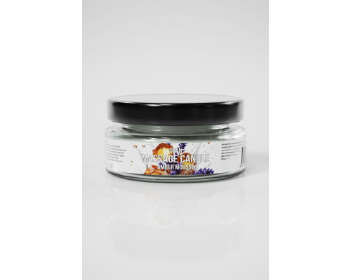 Массажная свеча «Янтарный мусс» - 50 мл.