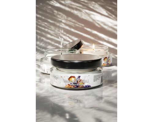 Массажная свеча «Янтарный мусс» - 50 мл.