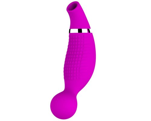 Двусторонний стимулятор Romance Pecker - с вибрацией и функцией всасывания