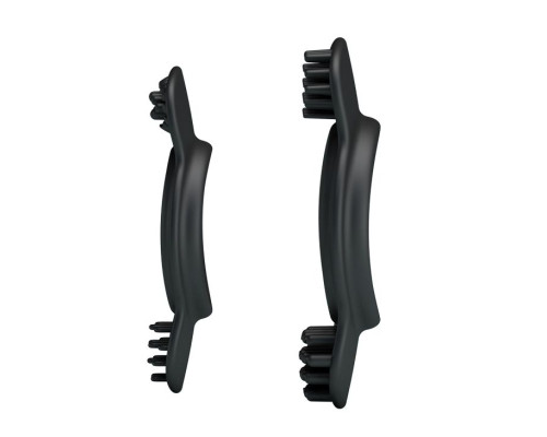 Набор из 2 эрекционных колец с щеточками для наружной стимуляции