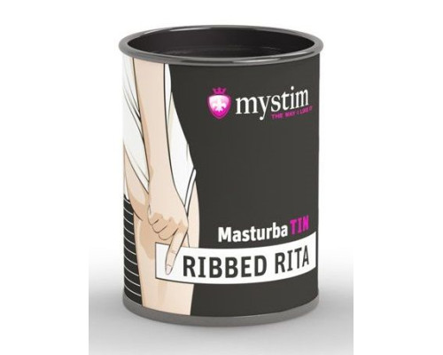 Компактный мастурбатор MasturbaTIN Ribbed Rita