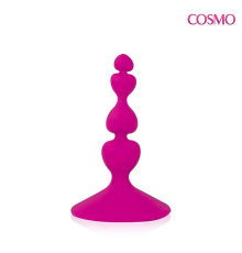 Ярко-розовый анальный стимулятор COSMO - 8 см.