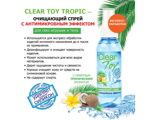 Очищающий спрей для игрушек CLEAR TOY Tropic - 100 мл.