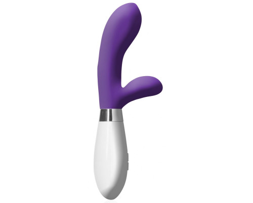 Фиолетовый вибратор-кролик Achilles - 20,5 см.