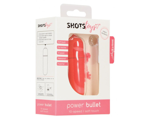 Розовая вибропуля Power Bullet - 6,2 см.