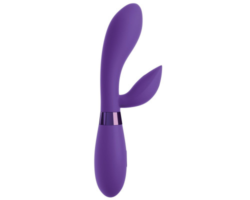 Фиолетовый вибратор-кролик #bestever Silicone Vibrator - 21,2 см.