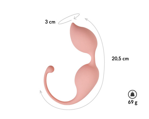 Персиковые вагинальные шарики Lota