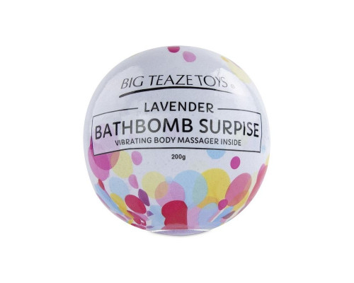 Бомбочка для ванны Bath Bomb Surprise Lavander + вибропуля