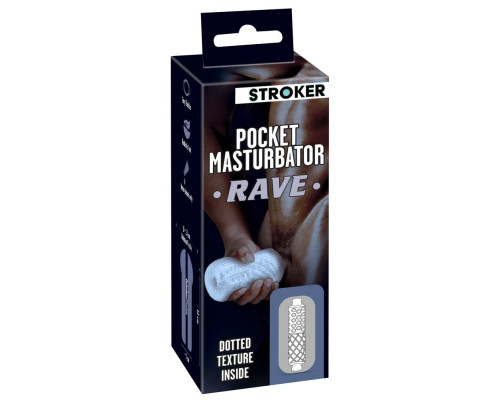 Прозрачный мастурбатор Pocket Masturbator Rave