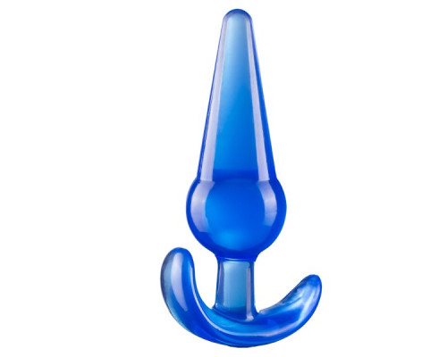 Синяя анальная пробка в форме якоря Large Anal Plug - 12,2 см.