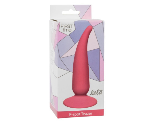 Розовая анальная пробка P-spot Teazer Pink - 12,2 см.