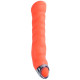 Оранжевый силиконовый G-вибратор PURRFECT SILICONE G-SPOT VIBRATOR - 17,7 см.