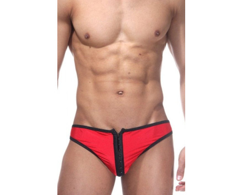Мужские трусы-тонги с застежкой спереди