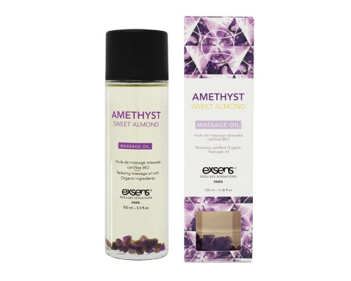 Органическое массажное масло AMETHYST SWEET ALMOND - 100 мл.