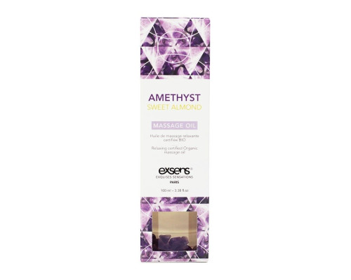 Органическое массажное масло AMETHYST SWEET ALMOND - 100 мл.