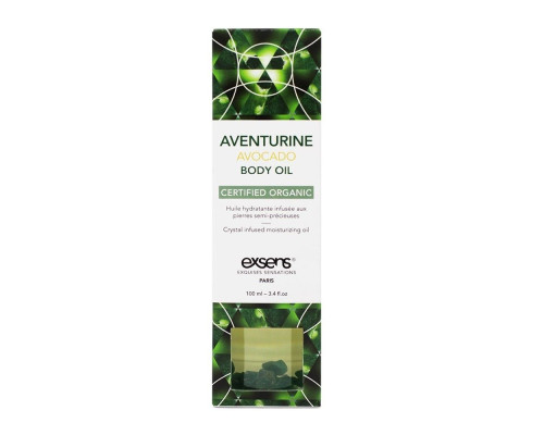 Органическое массажное масло AVENTURINE AVOCADO - 100 мл.